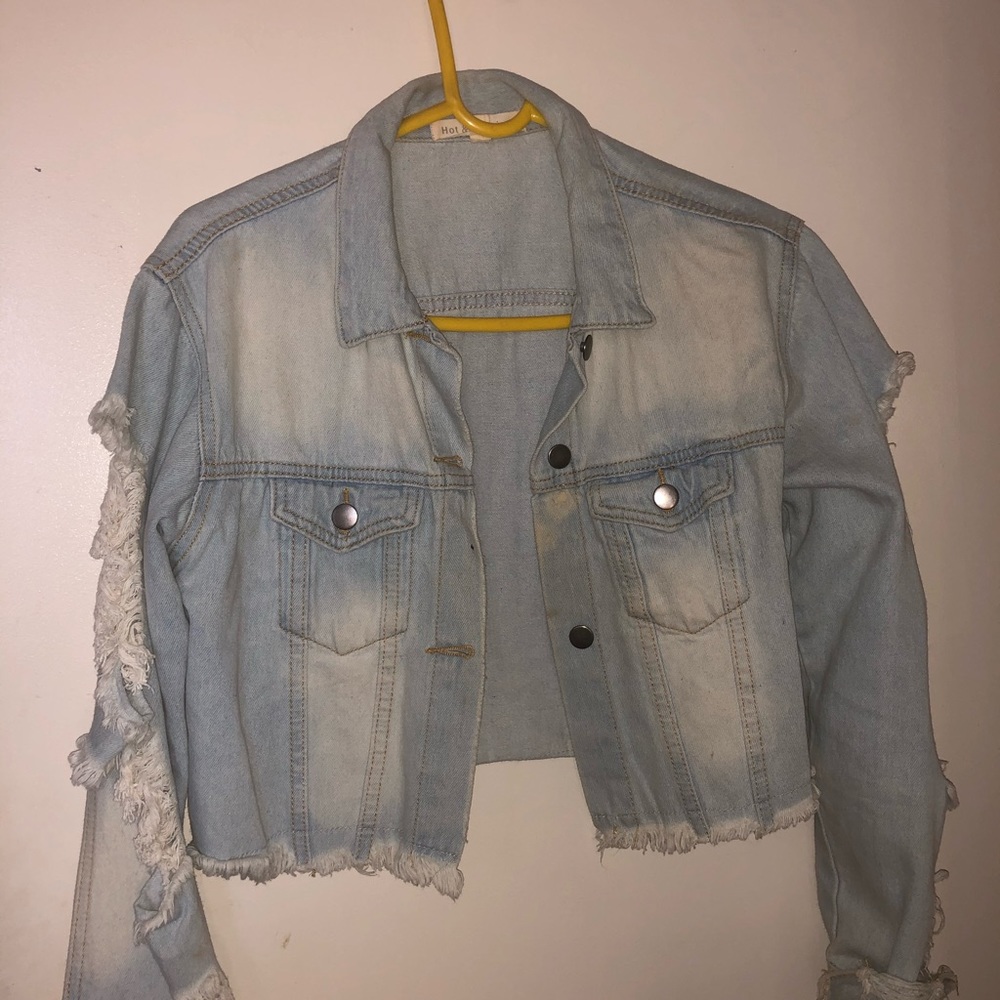 Denim jacket..size large